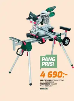 Bolist KAP-/GERSÅG KGS216M 1500W. erbjuda