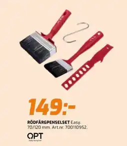 Bolist RÖDFÄRGPENSELSET Easy. 70/120 mm. Art.nr. 700110952. erbjuda