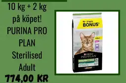 Zooplus På köpet! purina pro plan sterilised erbjuda