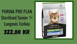 Zooplus PURINA PRO PLAN Sterilised Senior 7+ Longevis Turkey erbjuda