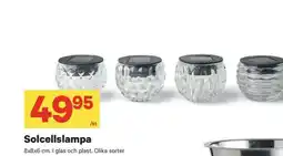 City Gross Solcellslampa erbjuda