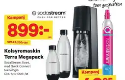 City Gross Kolsyremaskin SodaStream. Svart, erbjuda
