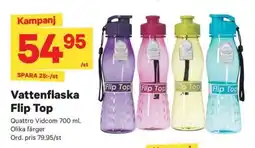 City Gross Vattenflaska Flip Top erbjuda