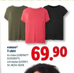 Lidl esmara T-shirt erbjuda