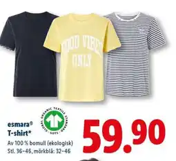 Lidl esmara T-shirt erbjuda