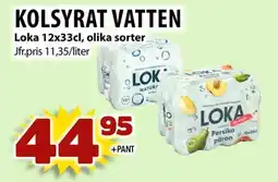 Matvärlden Tensta LOKA Kolsyrat vatten erbjuda