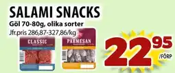 Matvärlden Tensta GÖL Salami snacks erbjuda