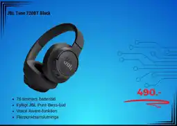 Elon JBL Tune 720bt black erbjuda