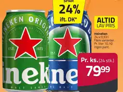 Fleggaard Heineken erbjuda