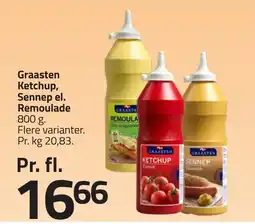 Fleggaard GRAASTEN Ketchup, sennep el. remoulade erbjuda