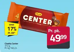 Fleggaard CLOETTA Center erbjuda