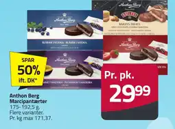Fleggaard ANTHON BERG Marcipantærter erbjuda