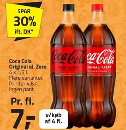 Fleggaard COCA COLA Original el. zero erbjuda