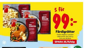 City Gross Färdigrätter erbjuda