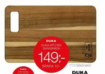 City Gross Duka kitchen skärbräda erbjuda