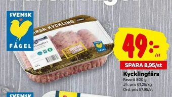 City Gross Kycklingfärs erbjuda