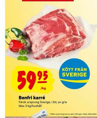 City Gross Benfri karré erbjuda