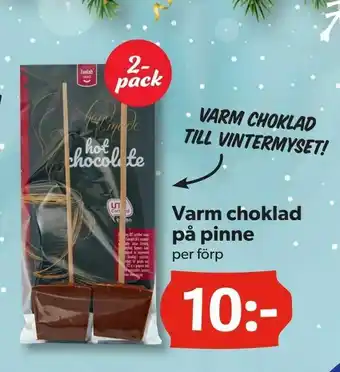 DollarStore Varm choklad på pinne erbjuda