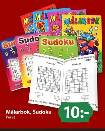 DollarStore Målarbok, Sudoku erbjuda