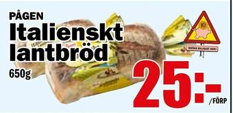 Matdax Italienskt lantbröd erbjuda