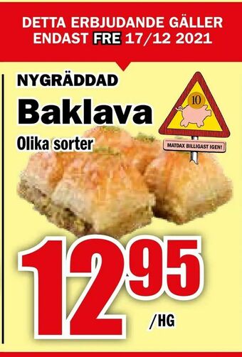 Matdax Baklava erbjuda