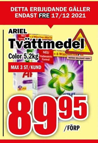 Matdax Tvättmedel erbjuda