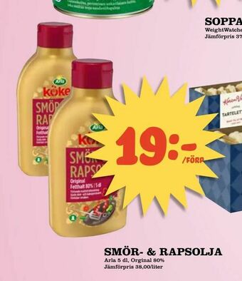 Matdax Smör- & rapsolja erbjuda