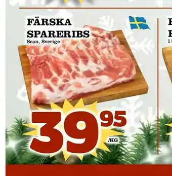 Färska spareribs