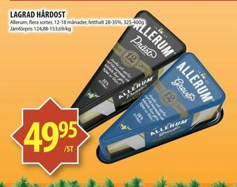 Matvärlden Tensta Lagrad hårdost erbjuda