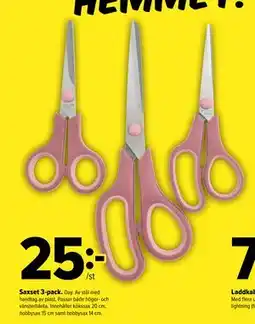 Coop Extra Saxset 3-pack., SEK 25 erbjuda