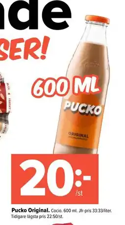 Coop Extra Pucko Original, SEK 20 erbjuda