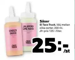 Stora Coop Såser, SEK 25 erbjuda