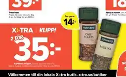Coop Extra Kryddor i småglas., SEK 35 erbjuda