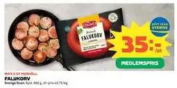 Coop FALUKORV, Medlemspris erbjuda