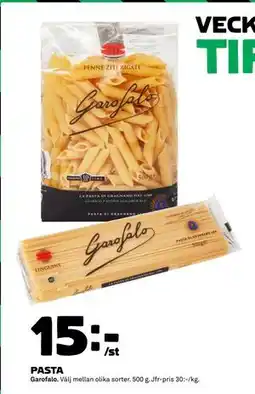 Coop PASTA, SEK 15 erbjuda