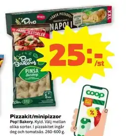 Stora Coop Pizzakit/minipizzor, SEK 25 erbjuda
