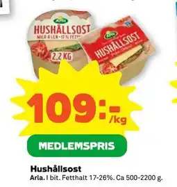 Stora Coop Hushållsost, Medlemspris erbjuda