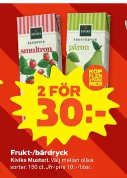 Stora Coop Frukt-/bärdryck, SEK 30 erbjuda