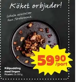 Stora Coop Kålpudding med lingon, SEK 59.9 erbjuda