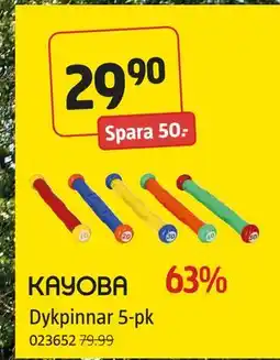 Jula Dykpinnar 5-pk, SEK 29.9 erbjuda