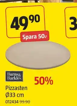 Jula Pizzasten Ø33 cm, SEK 49.9 erbjuda