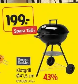 Jula Klotgrill Ø41,5 cm, SEK 199 erbjuda