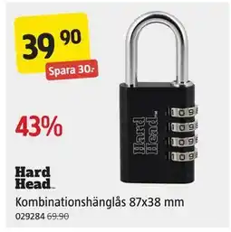 Jula Kombinationshänglås 87x38 mm, SEK 39.9 erbjuda