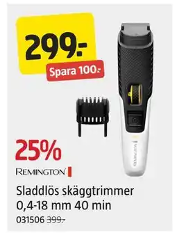 Jula Sladdlös skäggtrimmer 0,4-18 mm 40 min, SEK 299 erbjuda