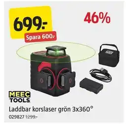 Jula Laddbar korslaser grön 3x360°, SEK 699 erbjuda