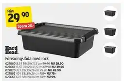 Jula Förvaringslåda med lock erbjuda