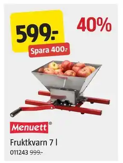 Jula Fruktkvarn 7 l, SEK 599 erbjuda
