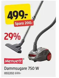 Jula Dammsugare 750 W, SEK 499 erbjuda