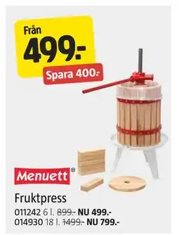 Jula Fruktpress erbjuda
