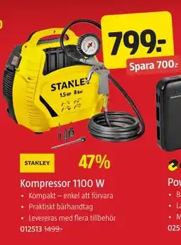 Jula Kompressor 1100 W, SEK 799 erbjuda